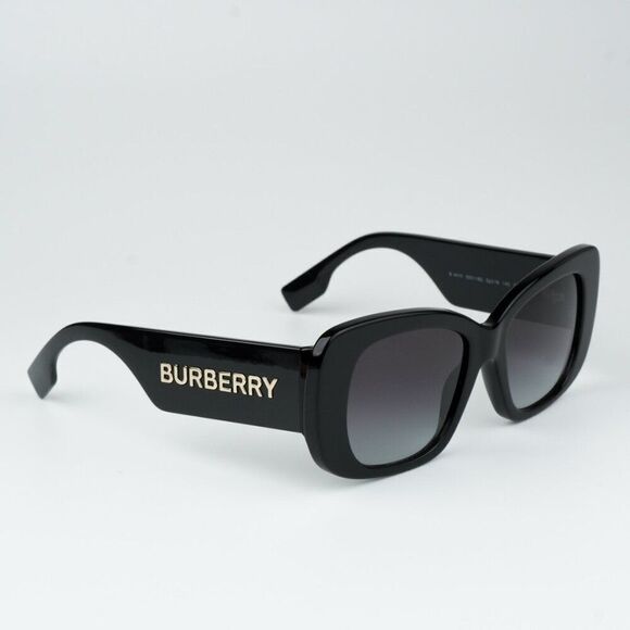 NEW Burberry BE4410 4038F2 Black Dark Grey Women Sunglasses BE 4410 - Picture 5 of 10